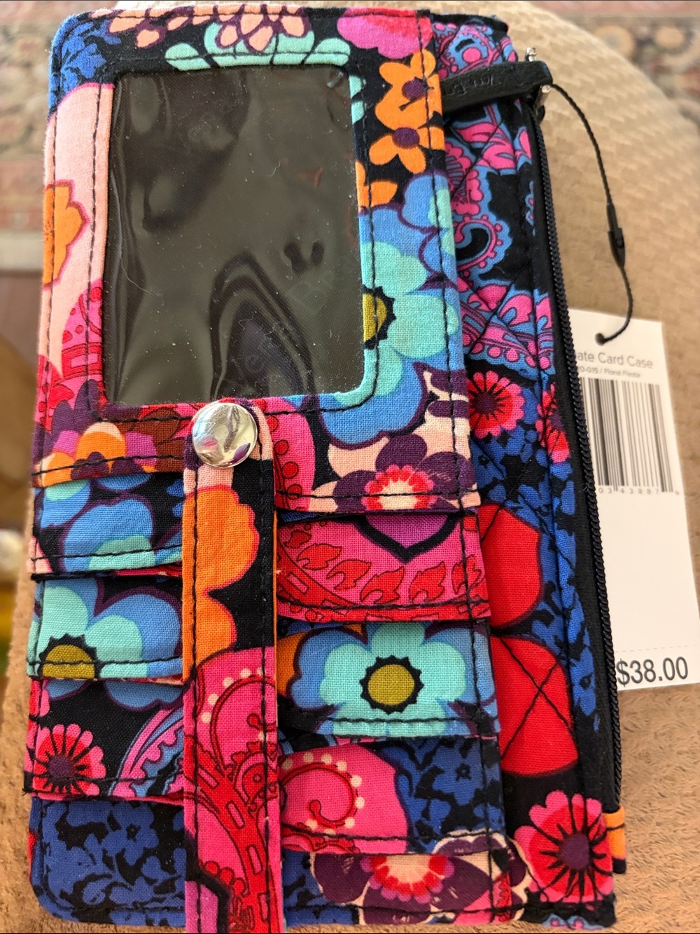 Vera Bradley Bright Floral Multi-Color Wallet NWT